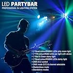 DJ Lights with Stand, Party Bar Gig Lighting Package with Carry Bag, Sound Activated Disco Lights for Parties DMX & Remote Control, LED Stage Lighting System for Booth, Band, Wedding, Shows - Image 2