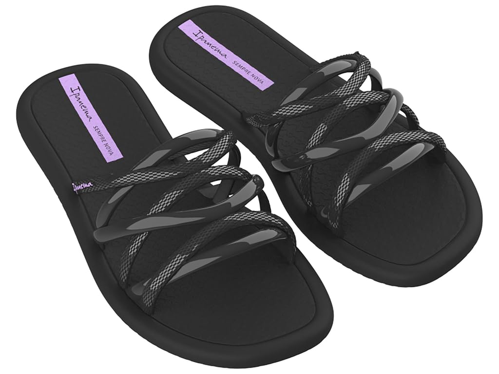 IPANEMA MEU sol Slide Fem, Women's Sandals, Black, 8 UK