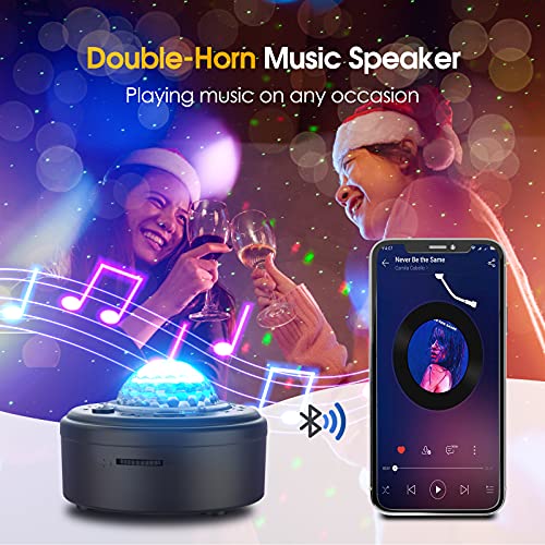 Proiettore Stelle, 360°Rotazione Musicale