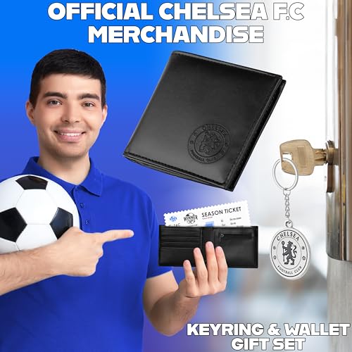 Chelsea F.C. Wallet and Accessories Set Supporters’ Gear - Soccer Gifts for Men3