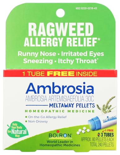 Boiron Ambrosia Ragweed Allergy Relief 30C Bonus Pack, 80 Count (Pack of 1) - image 1