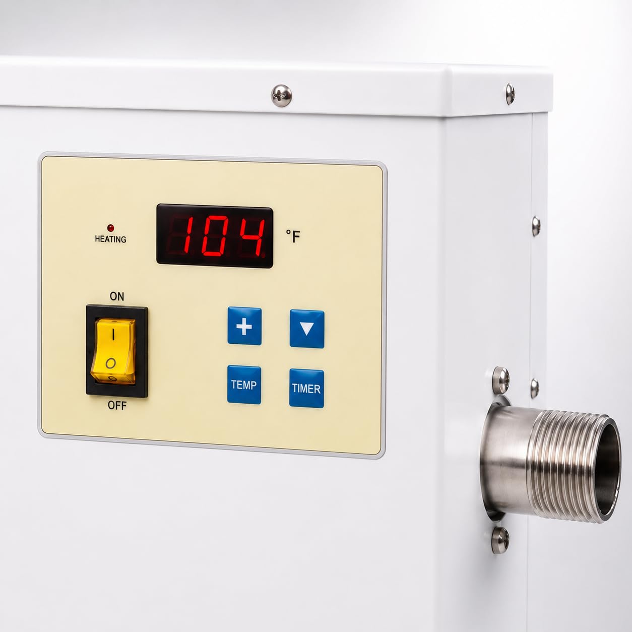 Pompe à chaleur électrique de piscine 18 kW Chauffe-eau pour piscine et spa pour usage résidentiel, chauffage efficace pour piscines creusées ou hors sol