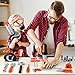 Vanplay Werkzeugkoffer Kinder Spielzeug ab 3 Jahre Werkzeug Kinder mit Motorsäge, Elektrische Bohrmaschine,Kreissäge, Kinderspielzeug ab 3 4 5 6 Jahre