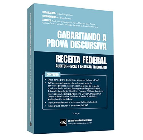 Capa de Receita Federal - Gabaritando a Prova Discursiva - Auditor Fiscal e Analista Tributário