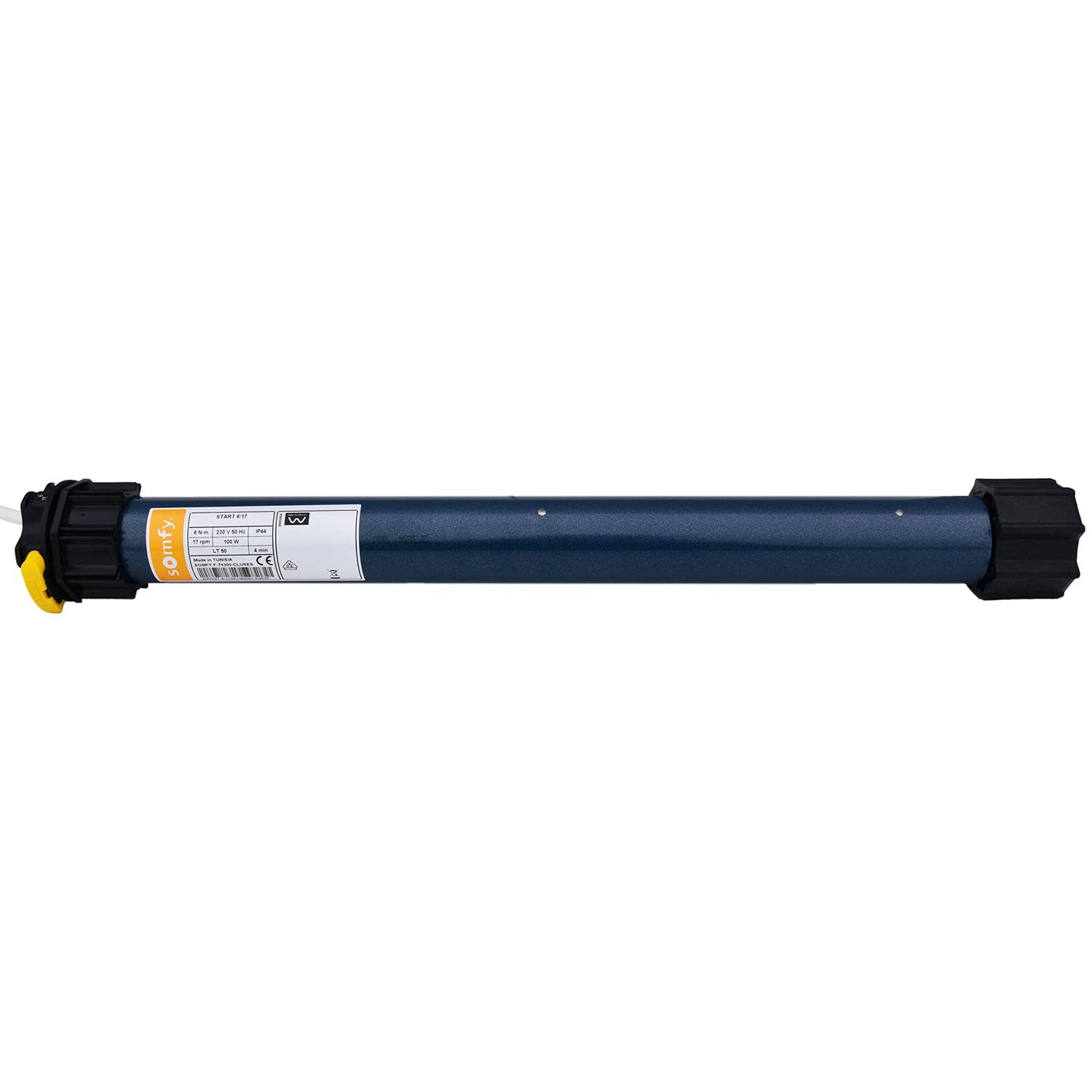 Somfy HiPro LT 50 Start 6/17 Rollladenmotor inklusive Adapterset SW60 Flansch-Antriebslager (9703948)