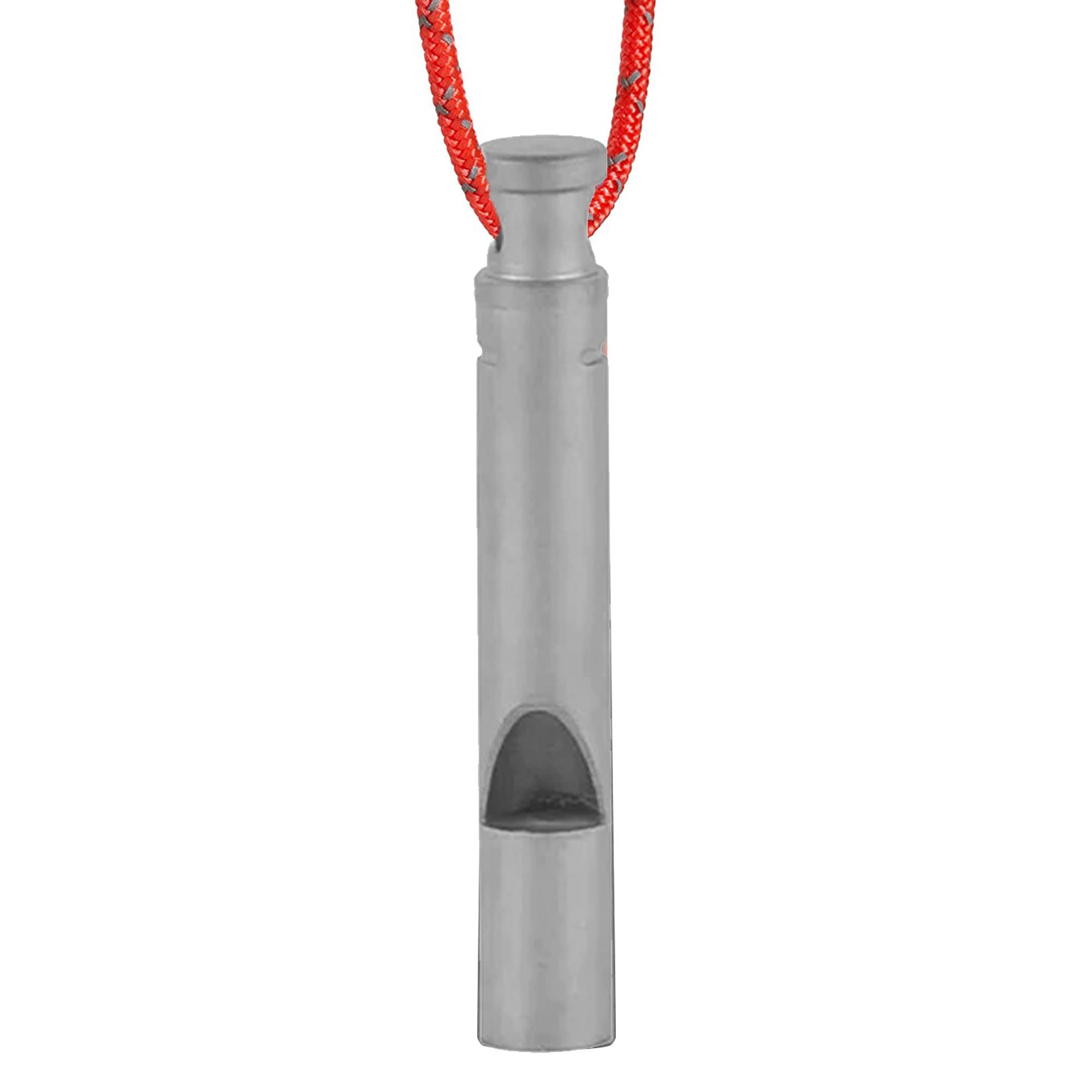 Emergency Whistle Titanium EDC Whistle Up to 120db Outdoor Survival Loud with Stainless Steel Necklace for Training,Camping,Hiking