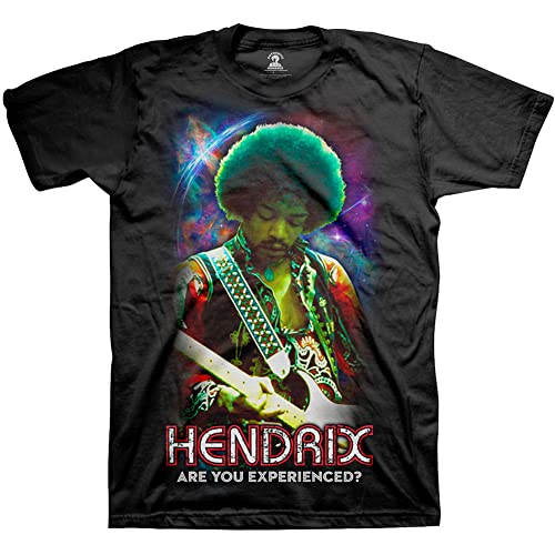 T-shirt Jimi Hendrix unisexe en coton style rock cosmique vintage
