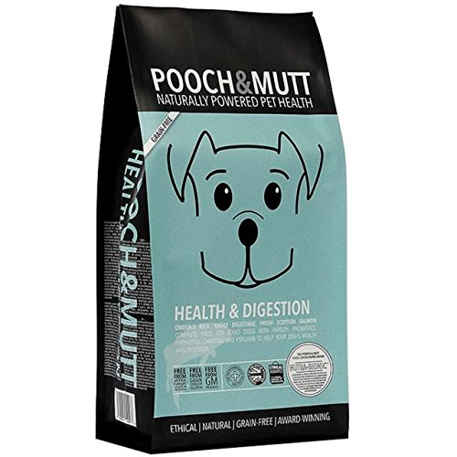 Pooch & Mutt Health & Digestion - Comida para perros secos (2 kg, 4 unidades)