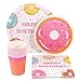 44PCS Donut Party Supplies Set - Donut Food Theme Party/Tea/Doughnut Baby Shower/Birthday Party Decorations Favors Plates Cups Napkins