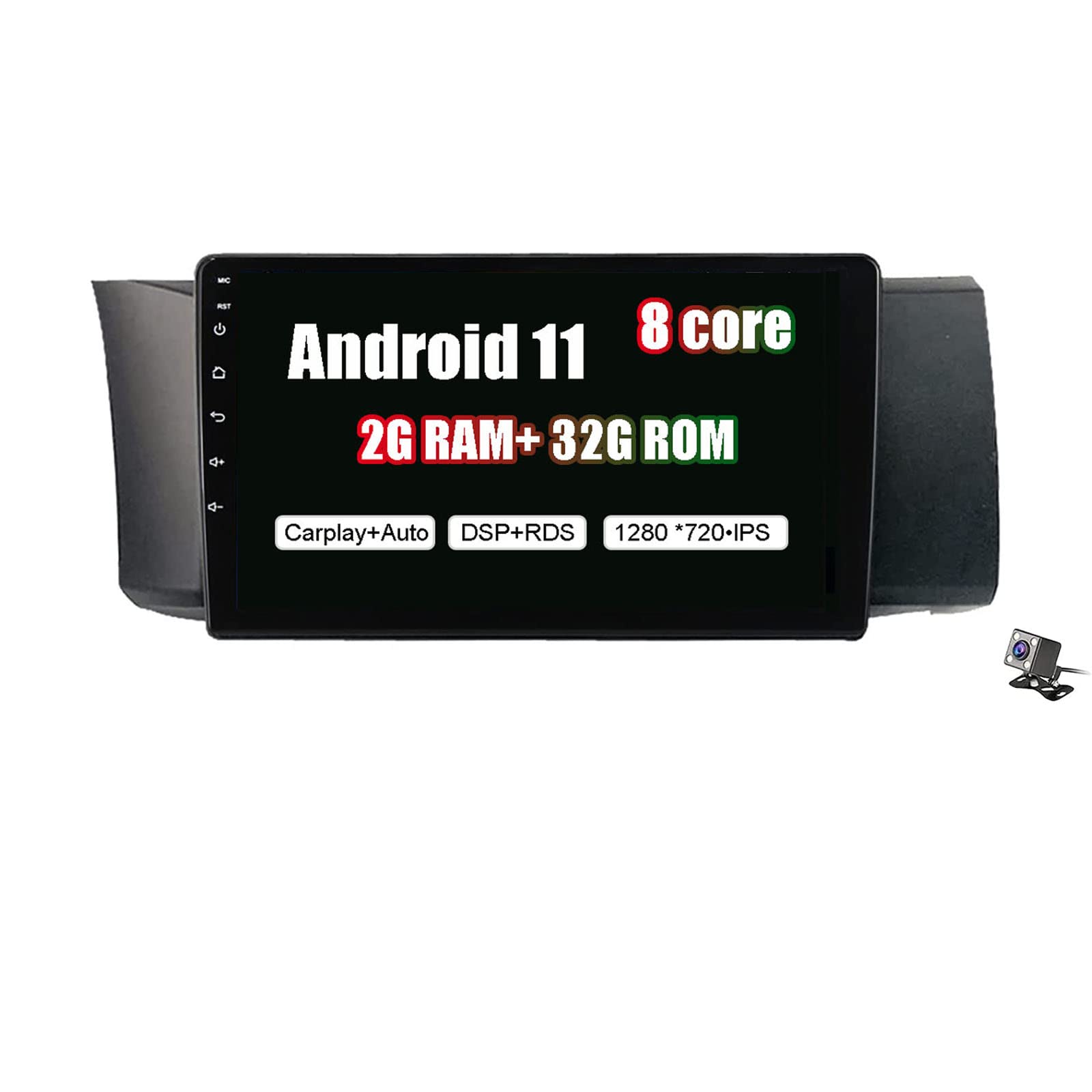 Radio de coche Android 11 de 9 pulgadas para Toyota GT86 y Subaru BRZ, navegador OBD2