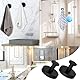 Generisch Saugnapf haken -4 Handtuchhaken pro Packung, saughaken，roha saugnapf haken，Badezimmer schwarze Klebehaken, Handtuchhaken, saughaken extra stark，handtuchhalter saugnapf