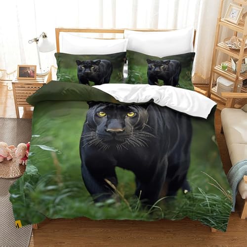 Housse de couette panthère noire : le cadeau idéal pour garçon