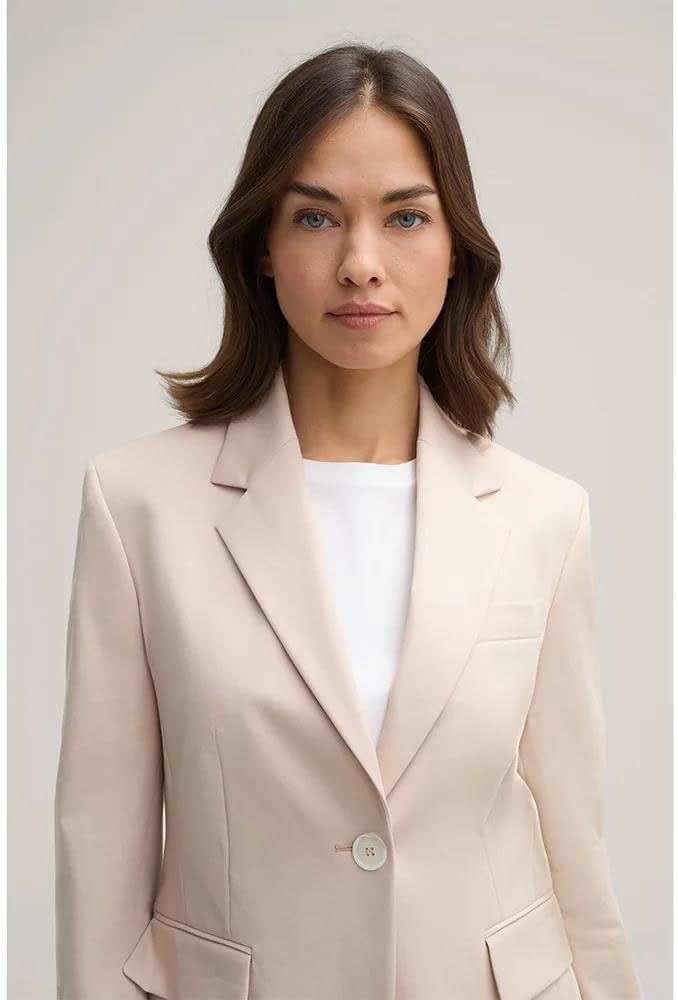 Women One Button Notch Lapel Slim Blazer Pants High Grade Business Banquet Attire