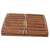 Healeved Wooden Foot Massage Roller - Manual Foot Massager Machine - Ergonomic Design - Foot Roller Specialization - Relaxation Therapy