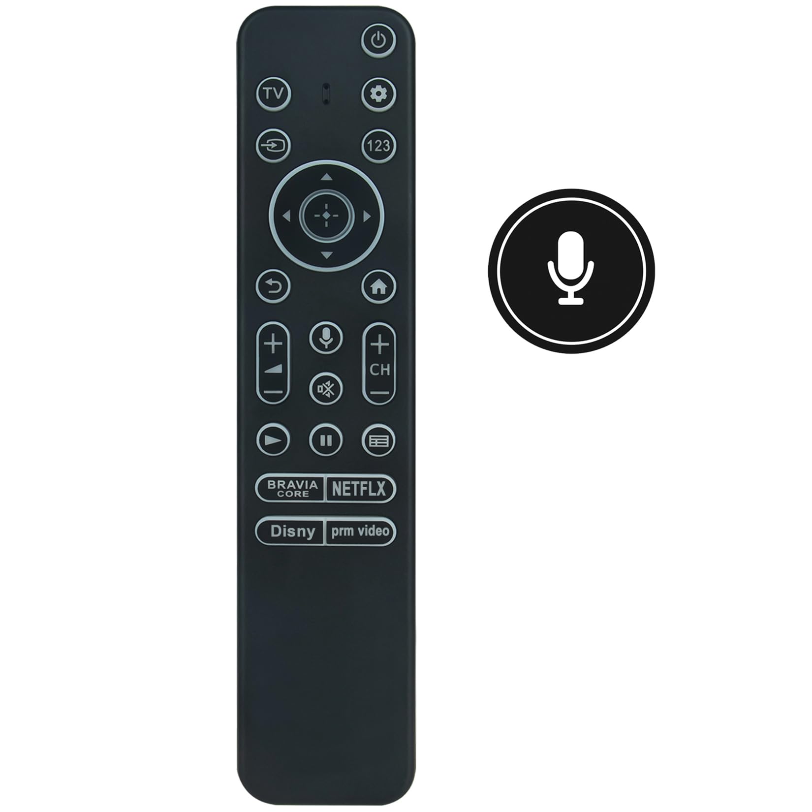 Amazon.com: RMF-TX900U Voice Replace Remote Applicable for Sony TV