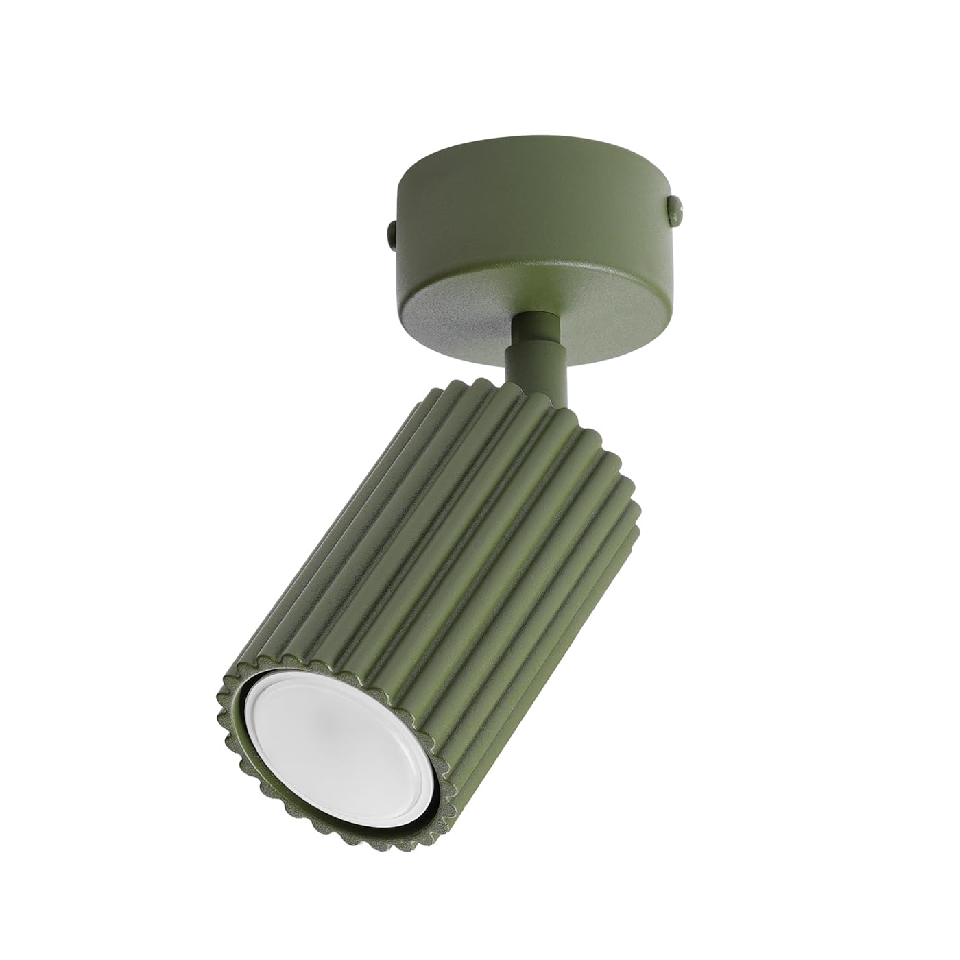 SOLLUX lighting Carbon Ceiling 1 Olive Green
