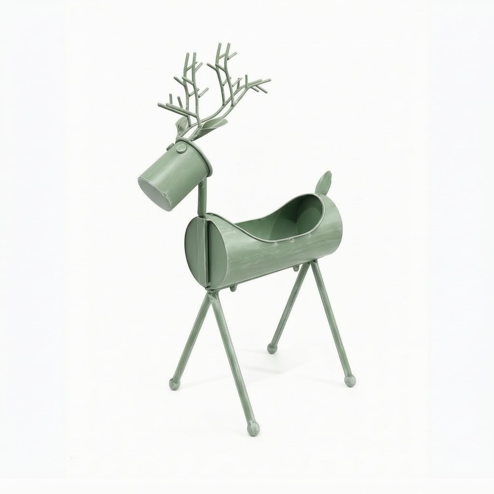 Porte-plante cerf en métal : sublimez vos plantes de salon sans encombrer