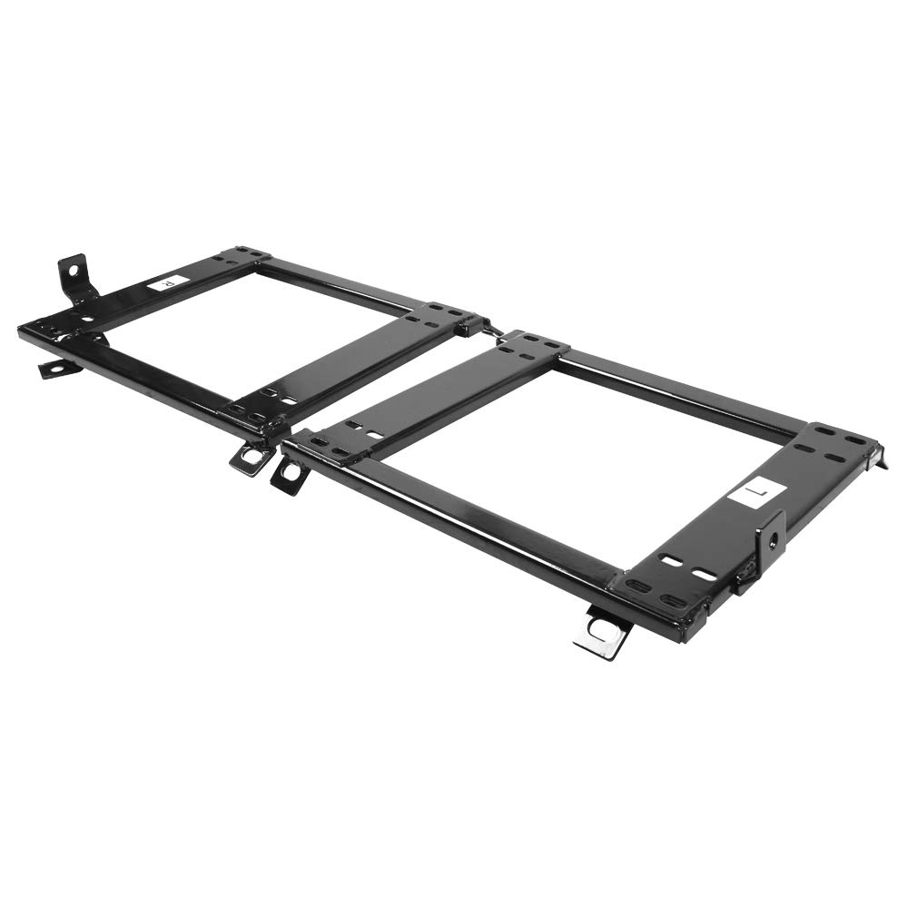 IKON MOTORSPORTS Racing Seat Brackets Pair, Compatible With 1993-1998 Toyota Supra, Mounting Set Left Right