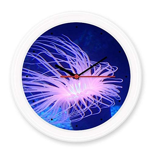 Horloge murale méduse océan bleu pour décorer votre chambre