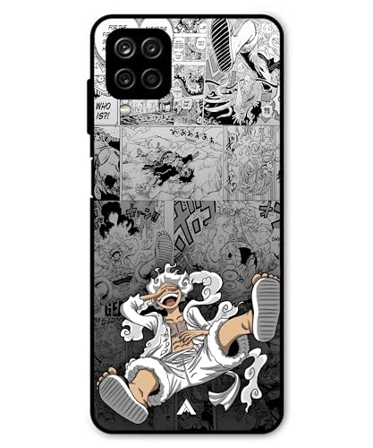 Image of Premium Anime 2 Case for Samsung Galaxy F22 (Glossy Finish) Soft-Touch Metal TPU Back Cover, Shockproof, Designer, Aesthetic Mobile Phone Case
