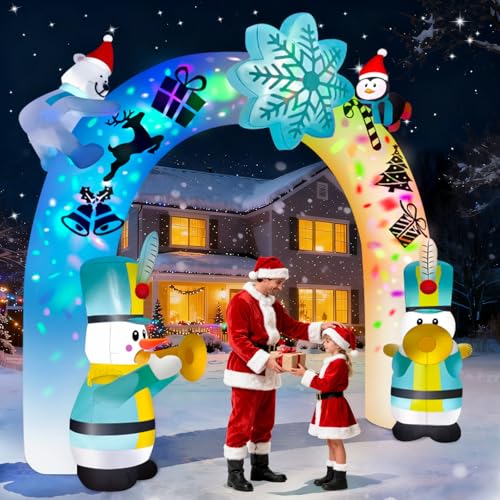 Kalolary 12FT Aufblasbare Weihnachtsdekoration mit LED Beleuchtung –...