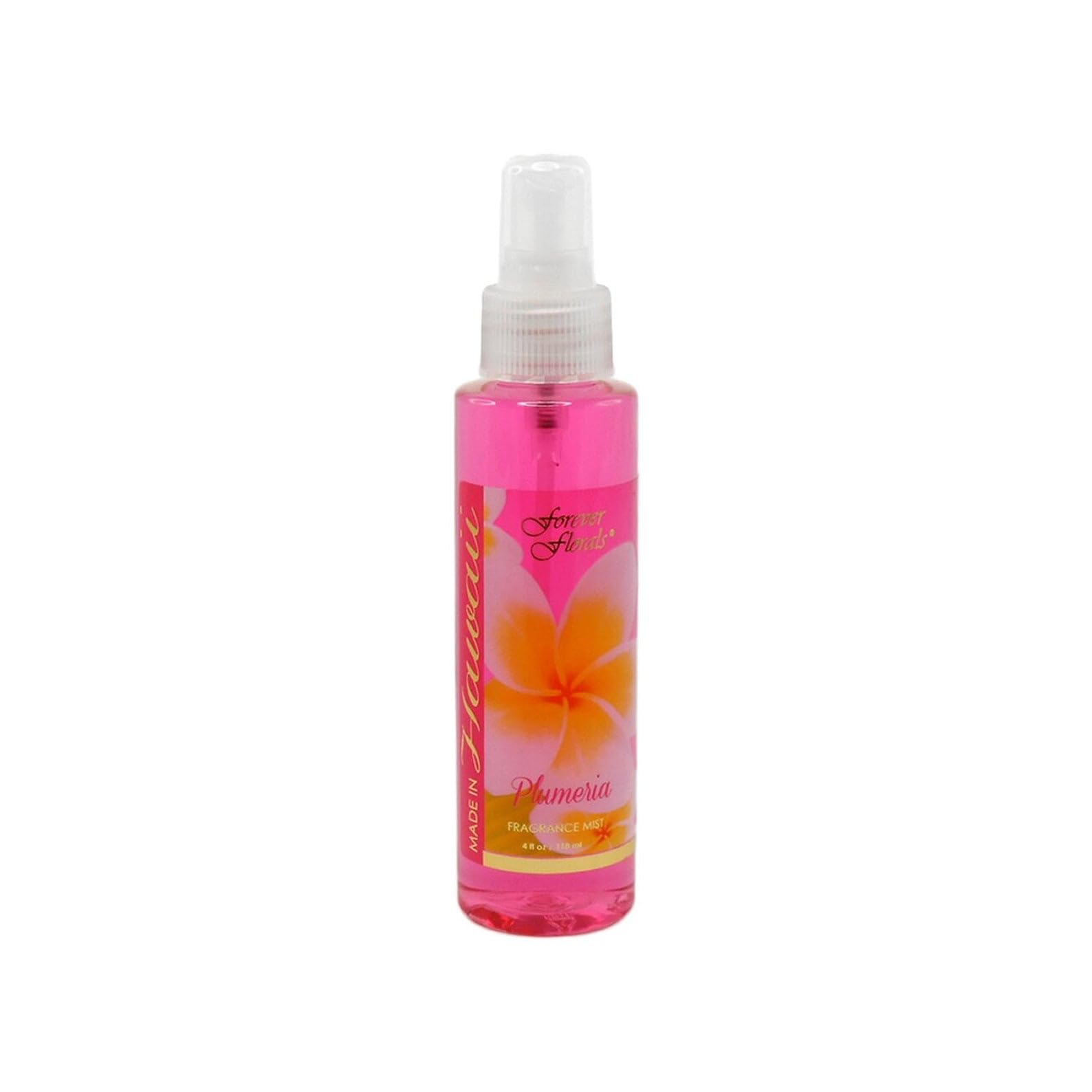 Hawaii Forever Florals Body Fragrance Mist Or Air Freshener 4 oz. Plumeria