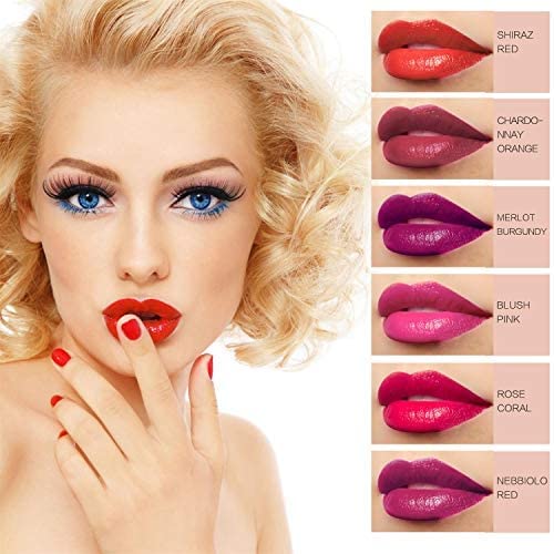 Mianyang Reyinl MIANYANG Lip Gloss Mini Makeup Set, 6 Colors Lip Plumper Gloss Liquid Lipstick thumb #6