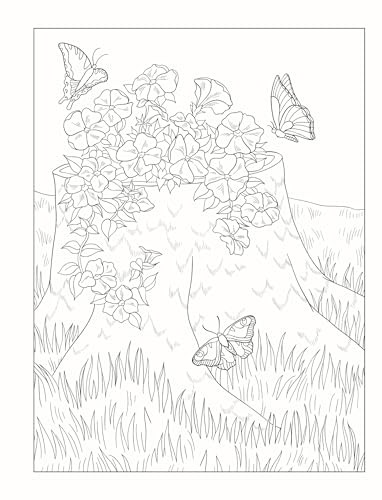 Creative Haven Flower Fancy Coloring Book; Relax and Escape with these beautiful Floral Arrangements and Designs! (Adult Coloring Books: Flowers & Plants) - Image 5