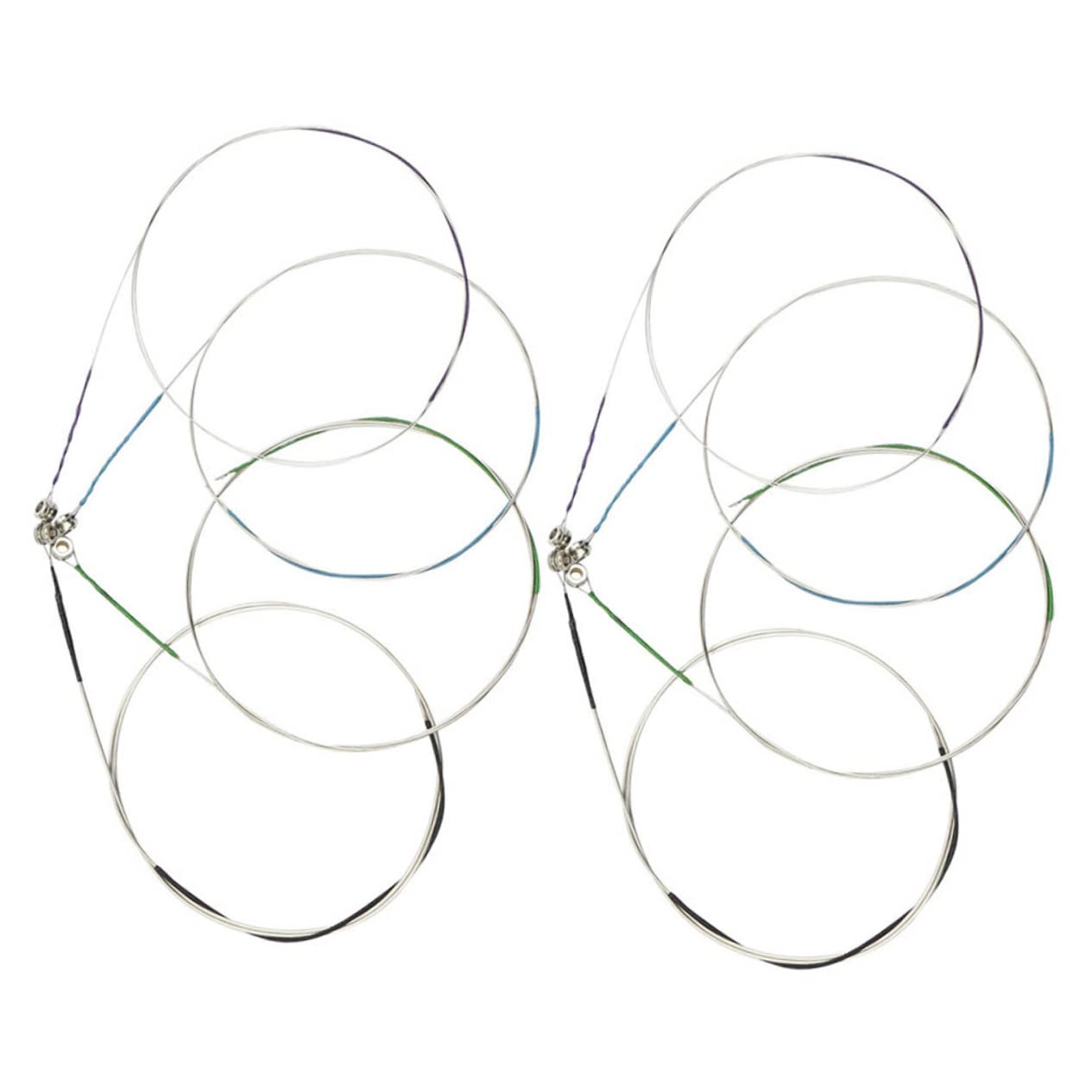 GOOHOCHY 8pcs Steel Violin Strings for Replacement Durable Strings Kit for Violin Players and Beginners Standard Tension for Extraordinary Sound Quality