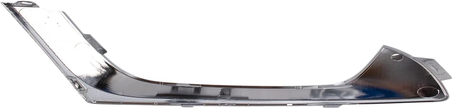 TRQ Front Right Bumper Trim Chrome Passenger Side Compatible with 2015-2017 Chrysler 200 CH1047108