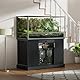 DAWNYIELD Reptilien Tank Ständer, Holzgestell für Aquarium, Aquarium Unterschrank, Terrarienständer mit Stauraum, Aquariumschrank für das Wohnzimmer, 120 x 60 x 80 cm, Schwarz