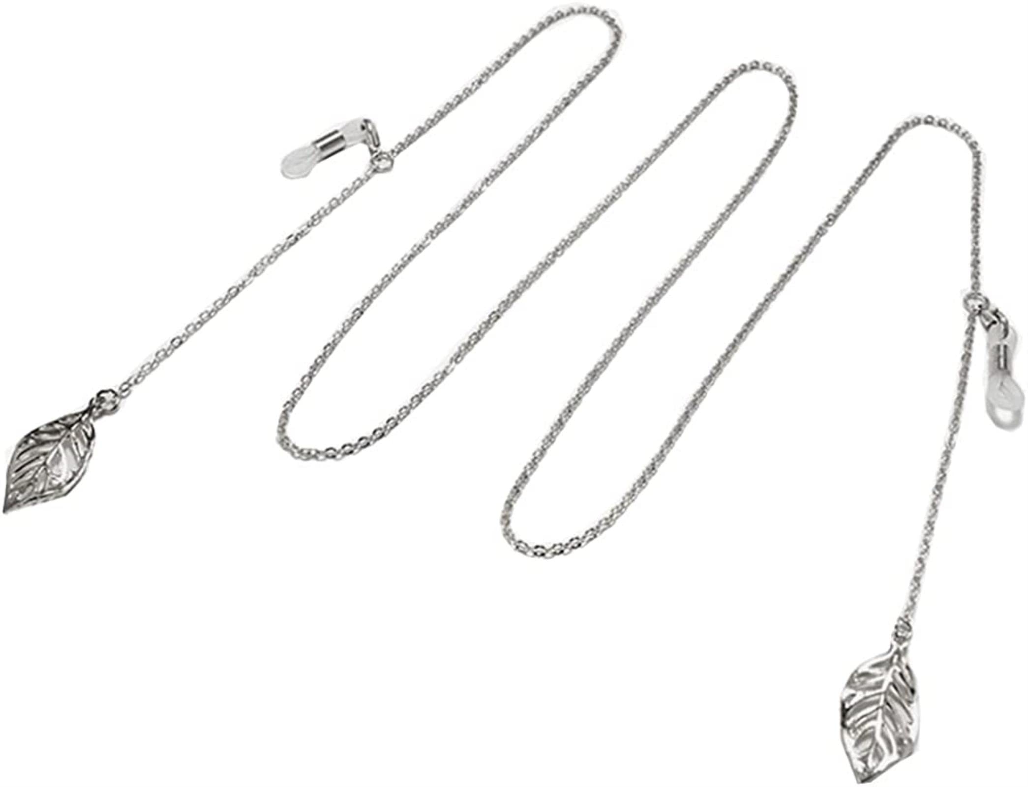 Cordon de maintien pour lunettes de soleil orné de chaînes pour femmes