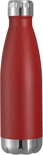 VEGOND Botellas de agua de acero inoxidable de 17 onzas, botella de agua deportiva de metal reutilizable que mantiene la bebida caliente y fría, sin