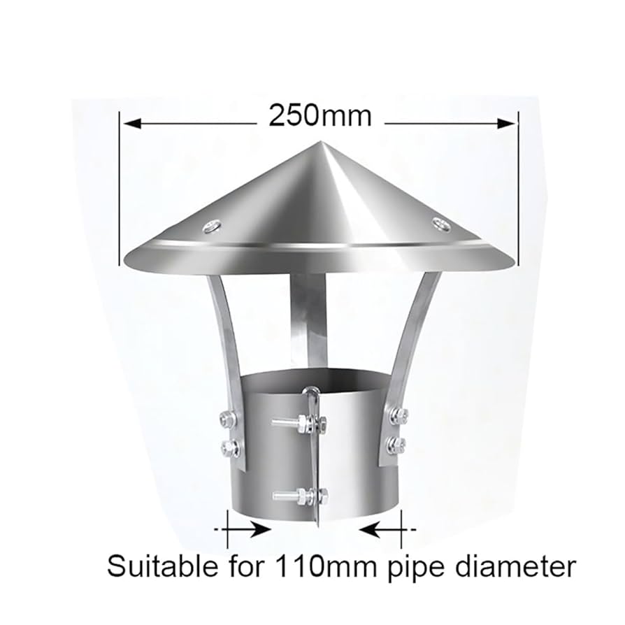 収納時350mmの入れ子式煙突(106mm〜80mm) livingut_4904746430380set