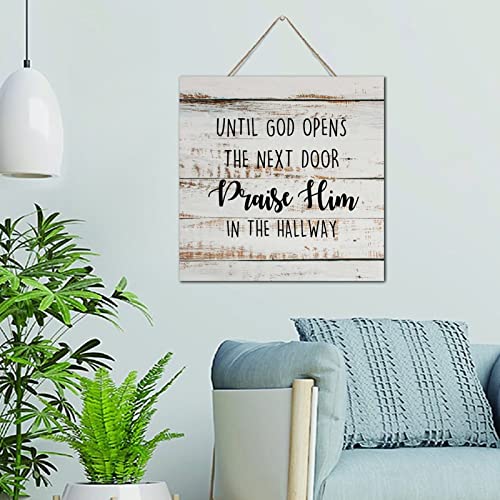 Panneau bois humoristique de 30 cm : idée cadeau originale pour la maison