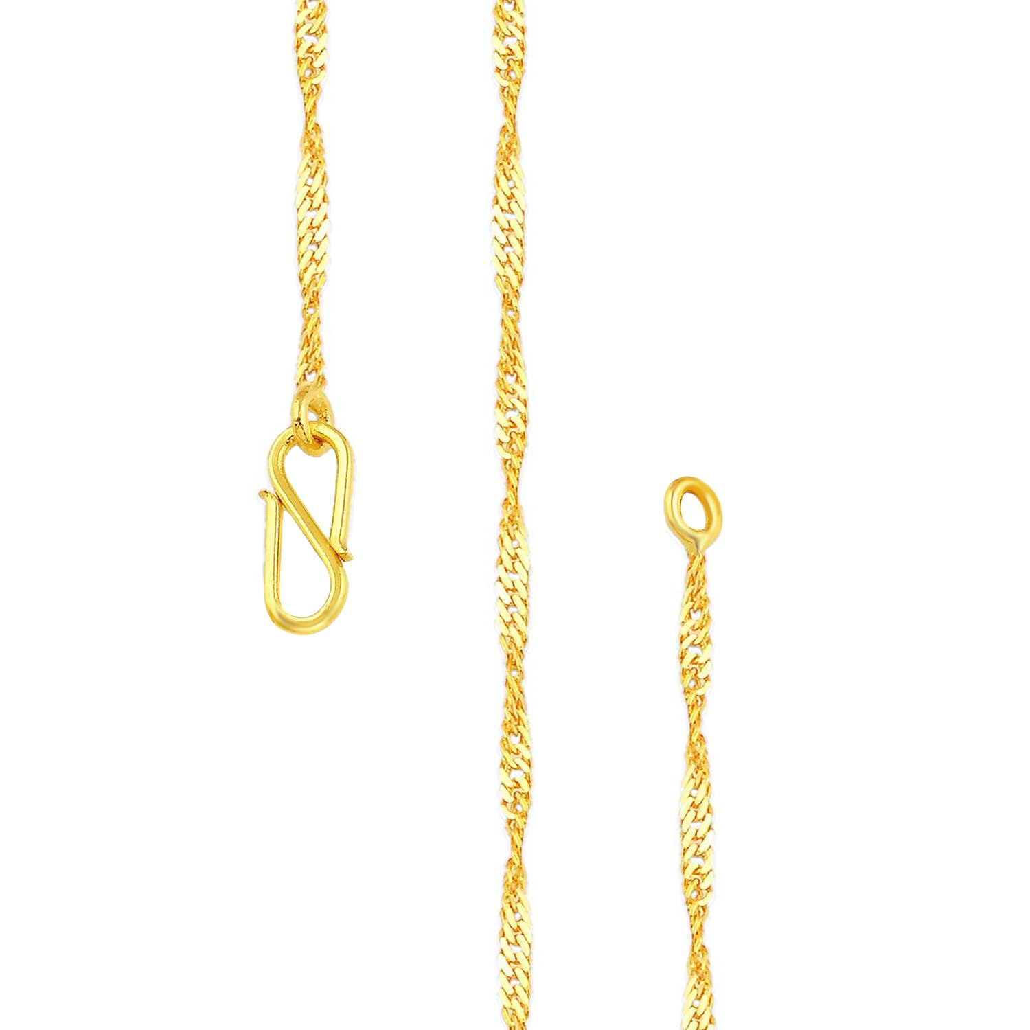 18k Gold Chain for Women & Girls | 18kt (750) BIS Hallmark Pure Gold Chain for Birthday, Wedding, Anniversary & Diwali Gift