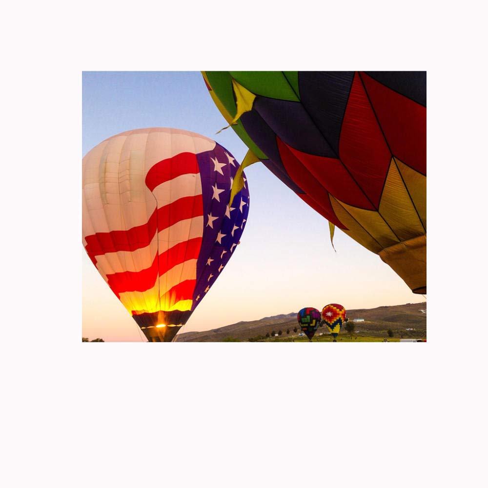 Fotomurales Autoadhesivo globo aerostático 200x140cm Decoración de Pared decorativos Murales moderna de Papel Pintado Sala Living Oficina Dormitorio
