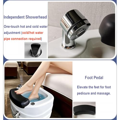 Tina de Spa para Pies con Masaje Vibratorio y Reposapiés miniatura 4