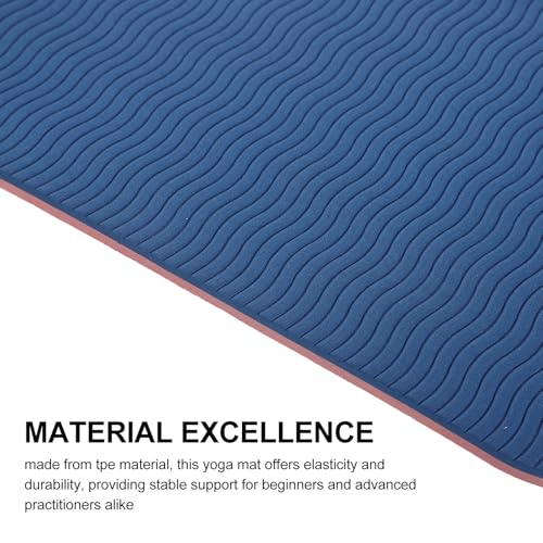Tpe Yoga Knee Pad Extra Thick Rectangular Mat for Fitness miniatura 3