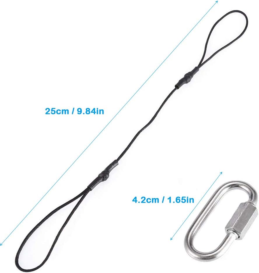 SourceTon 4 Packs Camera Tether Safety Strap, Camera Strap for DSLR Camera and Mirrorless Professional Cameras - Image 6