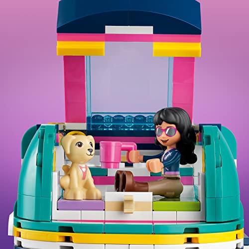 Image of LEGO 41722 Friends The Horse Competition Trailer: Equestrian Toy, Equestrian Competition with Horse Trailer, Car, Building Kit, for Boys and Girls From 8 Years Old