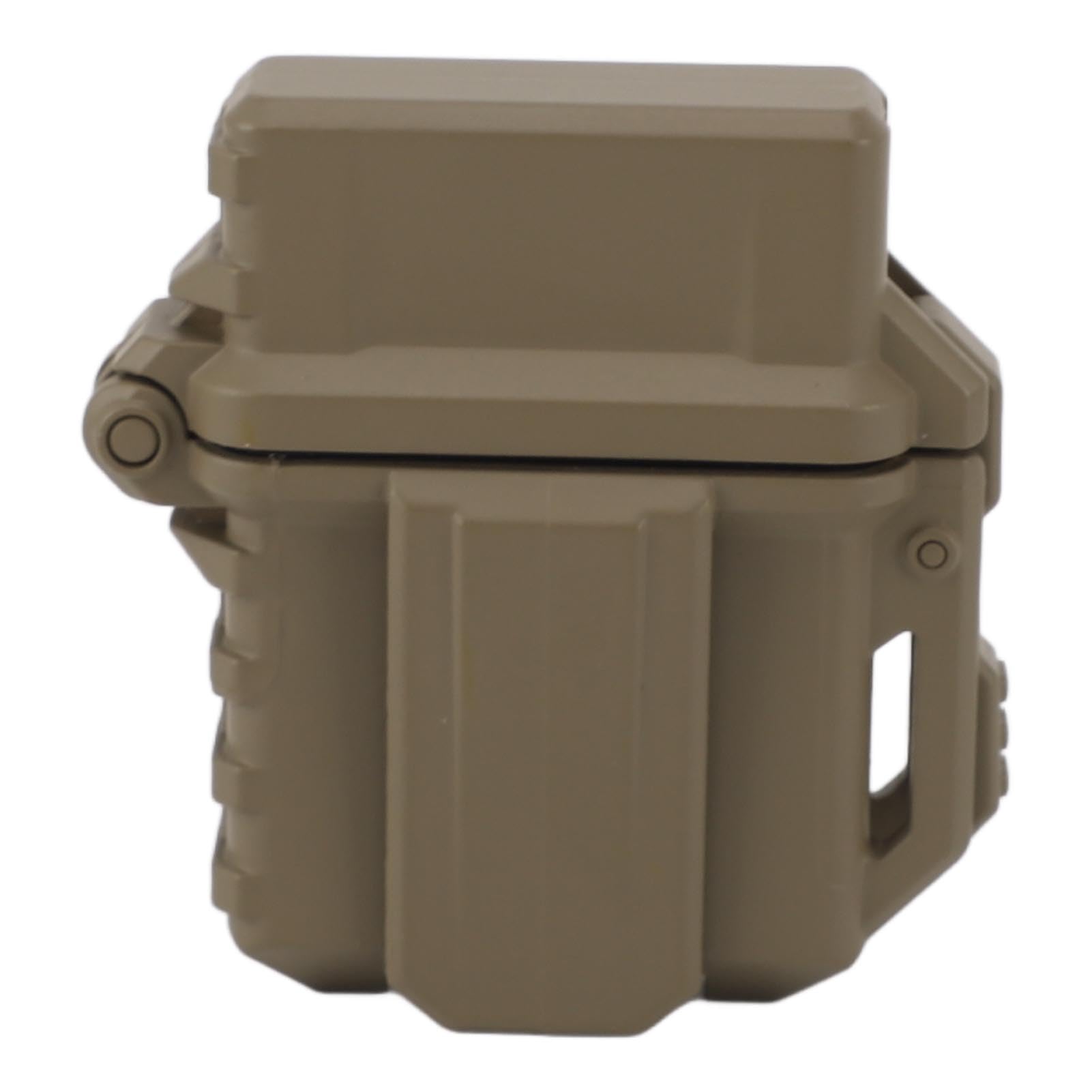 Étui à Briquet étanche Compact et Portable Construction en Nylon à Longue durée de Vie, Protection Contre l'huile, Les Rayures et la Chaleur S'enclenche sur Les Sacs Idéal pour (Khaki)
