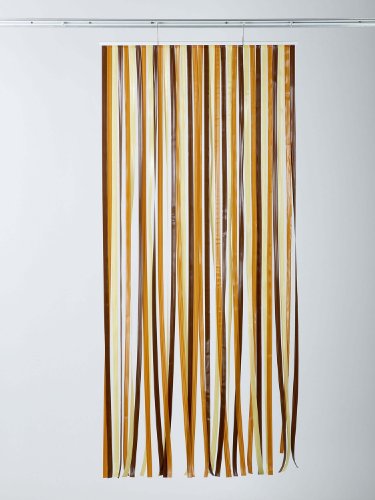 MOREL Rideau portière polyet.antill.bru.Beig 90x200