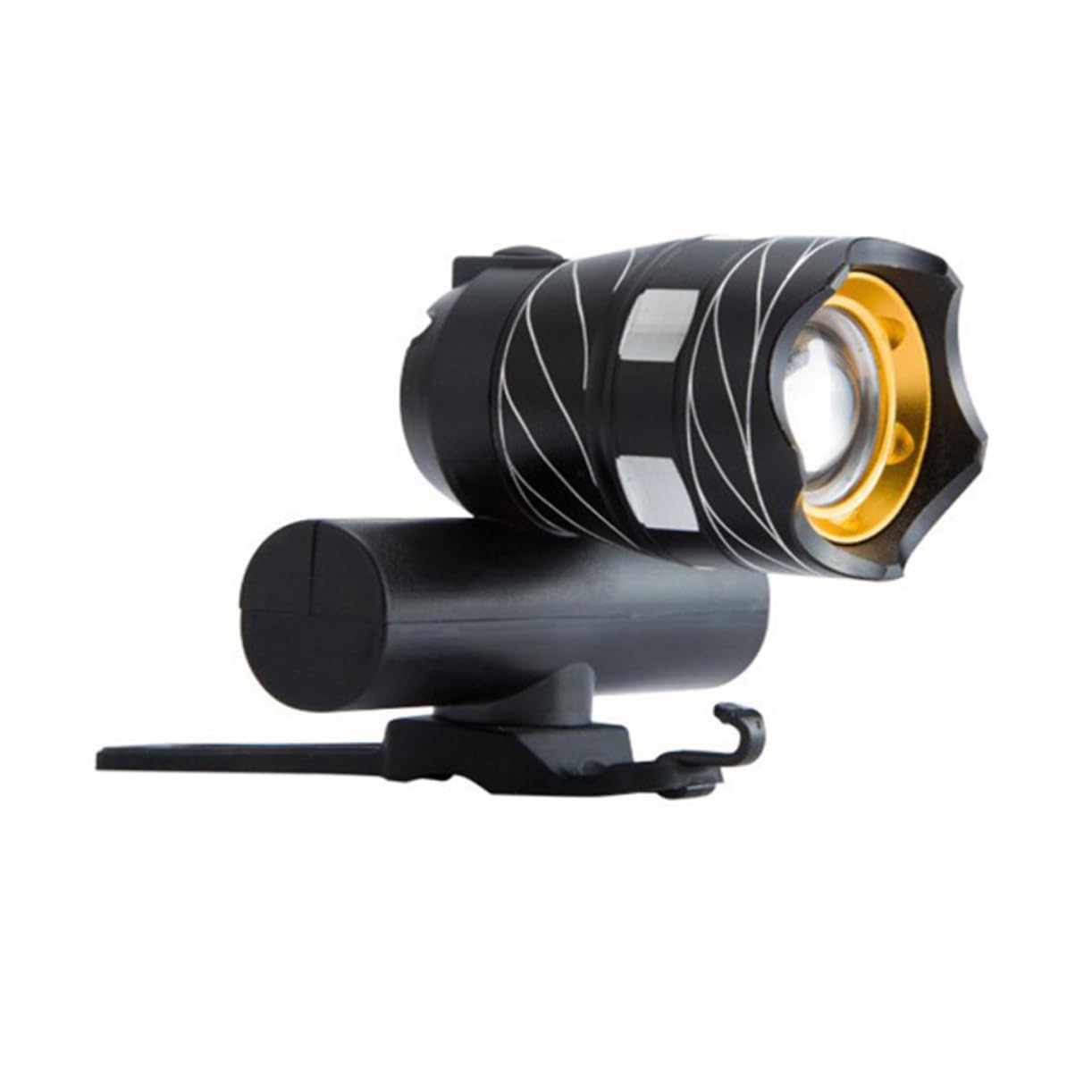 Parliky Bike Headlight Rainproof Bike Light Handlebar Mount Emergency Flashlight