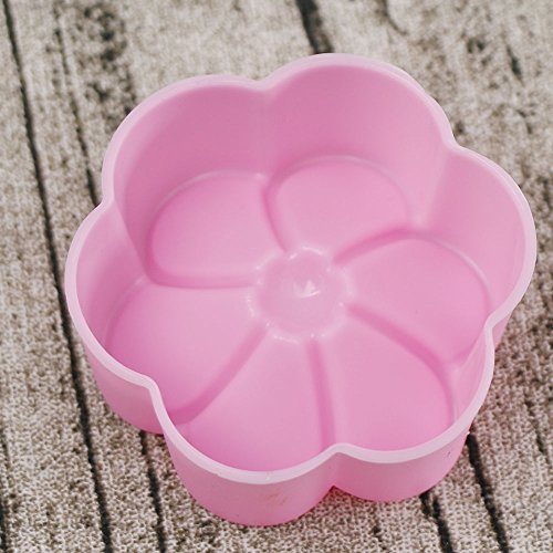 EORTA Silicone Muffin Cups Jello/Dessert Molds Bakeware Cupcake Liner Ice Cube/Chocolate/Soap Maker Mini Bundt Cake Pans Pudding Flower Non-stick Baking Tools, Art Craft, DIY, Homemade,30 Pieces