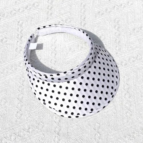 Image of 2 Pack Sun Visor Hats Women Men Clip On Wide Brim Visors Hat Outdoor Sports Golf Beach Travel Tennis Caps