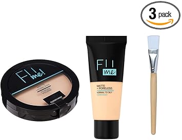SIRF TUM 7 FITME POWDER Pore-less Oil Control Compact Powder To Absorbs- All Day Matte Finish Face Makeup-Fit Me Matte-Pore-less Liquid Tube Foundation Natural-Face Mask Brush Bleach Brush