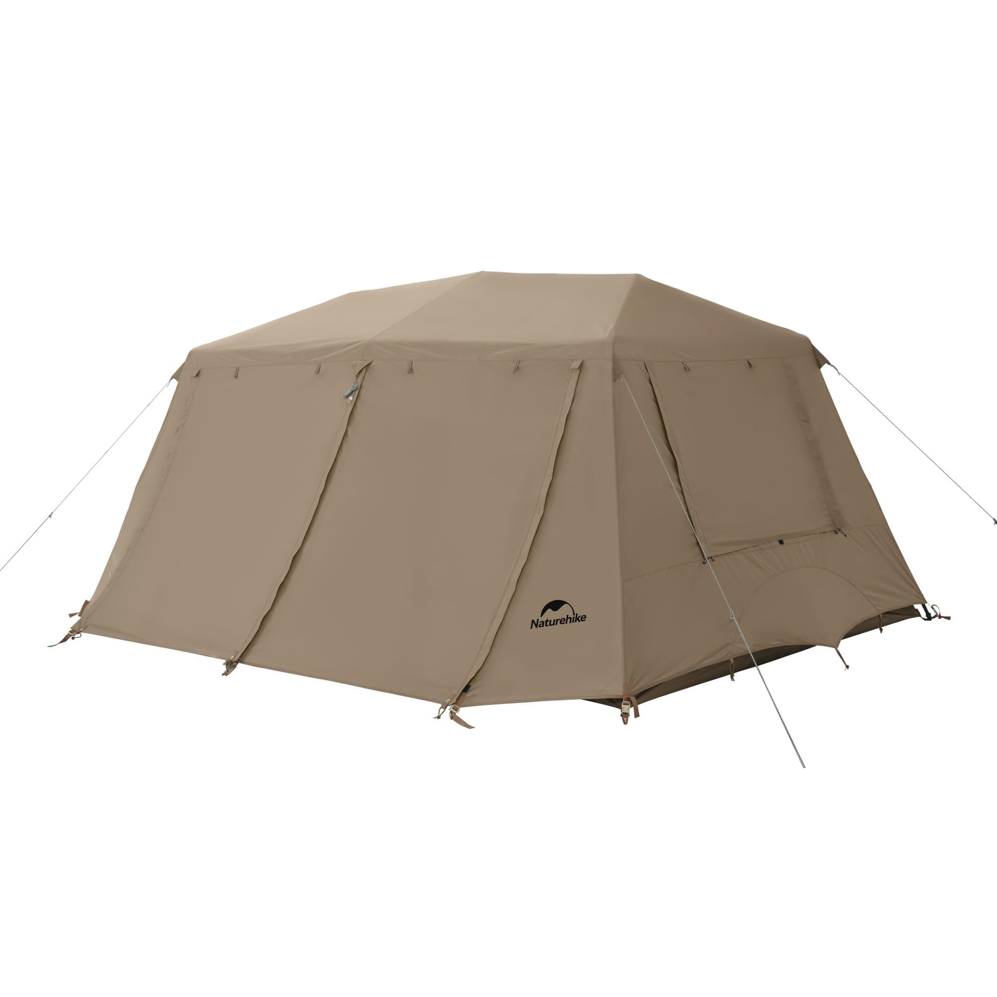 Naturehike Village Instant Tent, 4 Person 8 Person Camping Tent with Full Rainfly, Waterproof Large Cabin Tents for Car Camping