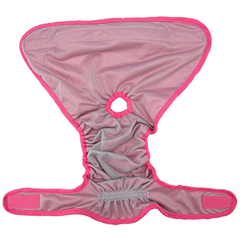 Image of Dog Sanitary Pant,Breathable Cotton Washable Female Dog Diaper Dog Suspender Nappy Menstrual Underwear Pants for Girl Female Dog Menstruation and Avoid Harassment (L)