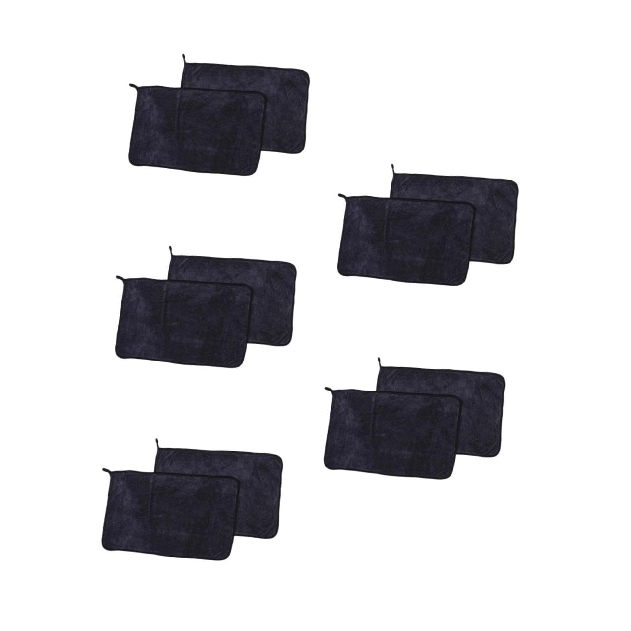 10 Piezas Toallas de Secado para Coche Unidades Paños de Microfibra Absorbentes y Reutilizables Alta Absorción y Secado Rápido para Limpieza y Cuidado de Ventanas y Cristales